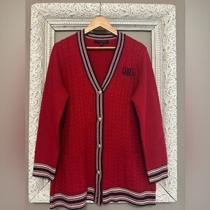 Tommy Hilfiger V-neck Cardigan. Size XL
